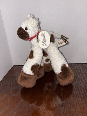Bestever Funny Feet Brown Cow Plush 12 Inch Stuffed Animal Farm Barn